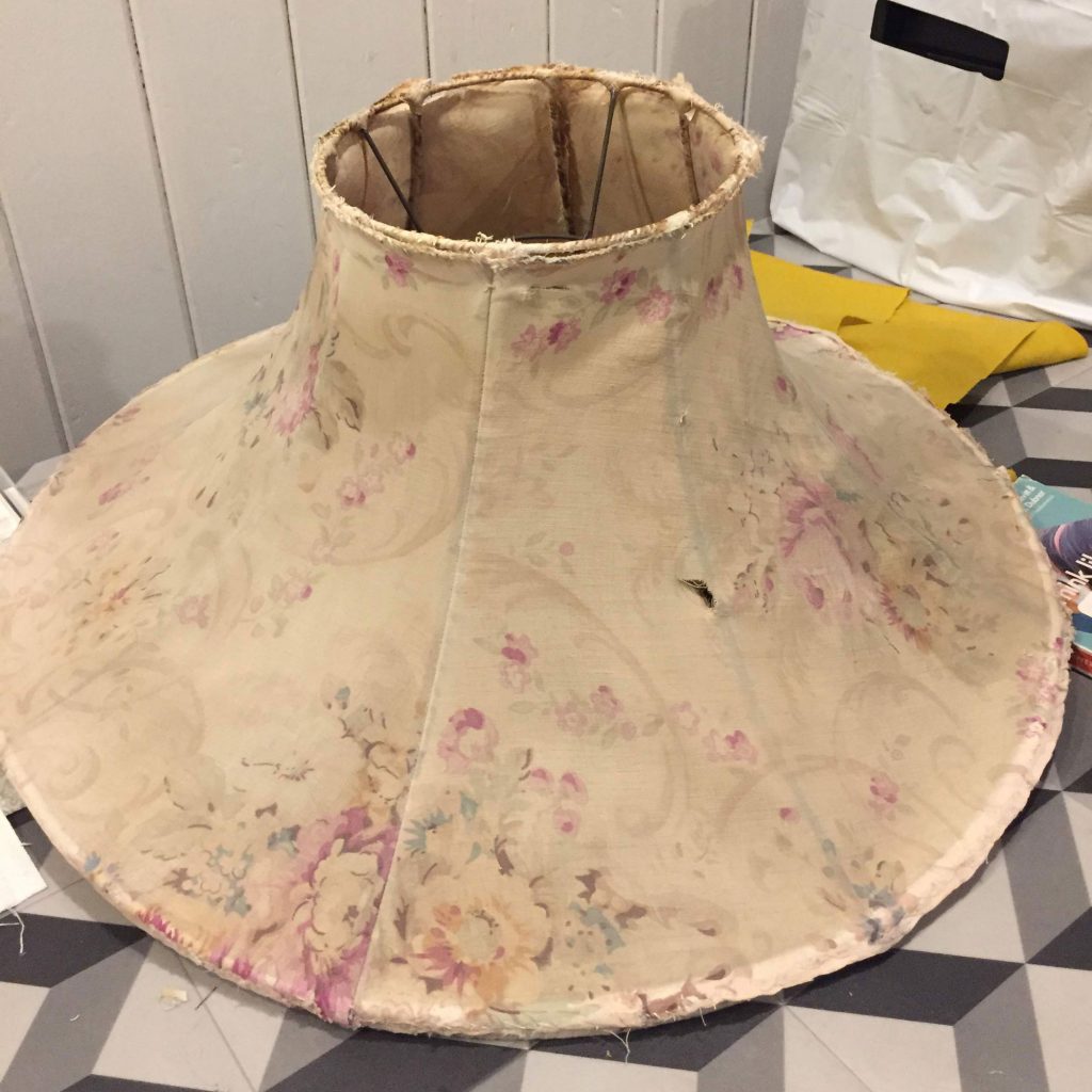 Bespoke Lampshade Before