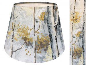 Silver Birch Empire Lampshade, Scandinavian Style
