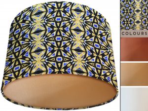 Boho Chic Lamp Shade Gold, Modern Bohemian Home