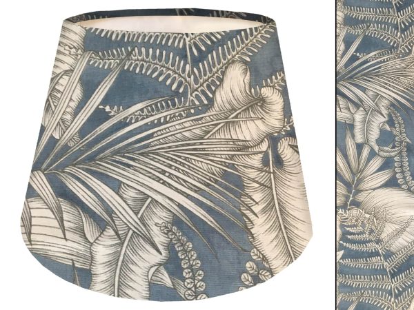 Blue Tropical Empire Lampshade, Exotic Home