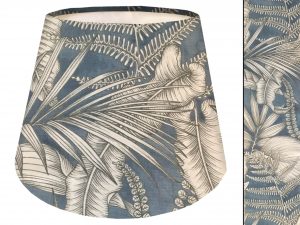 Blue Tropical Empire Lampshade, Exotic Home