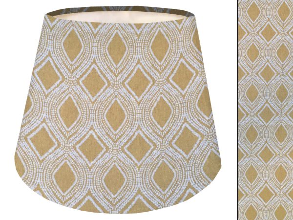 Boho Yellow Empire Lampshade, Bohemian Style