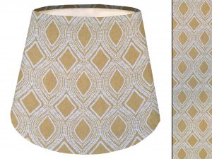 Boho Yellow Empire Lampshade, Bohemian Style