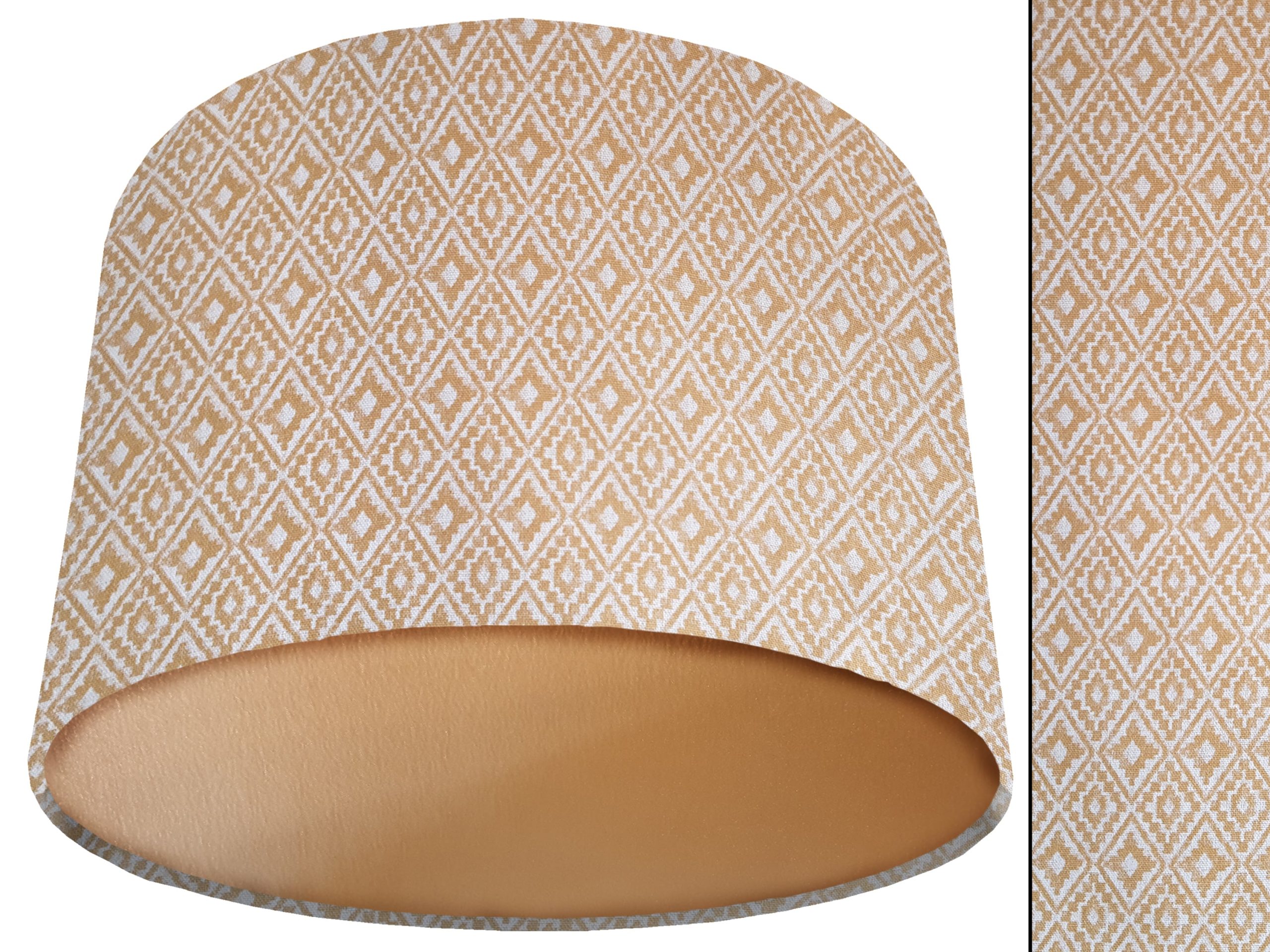 Navajo Yellow Lamp Shade Gold, Inspired Native American