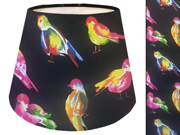 Bright Birds Empire Lampshade, Vibrant Home Interior