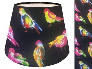 Bright Birds Empire Lampshade, Vibrant Home Interior