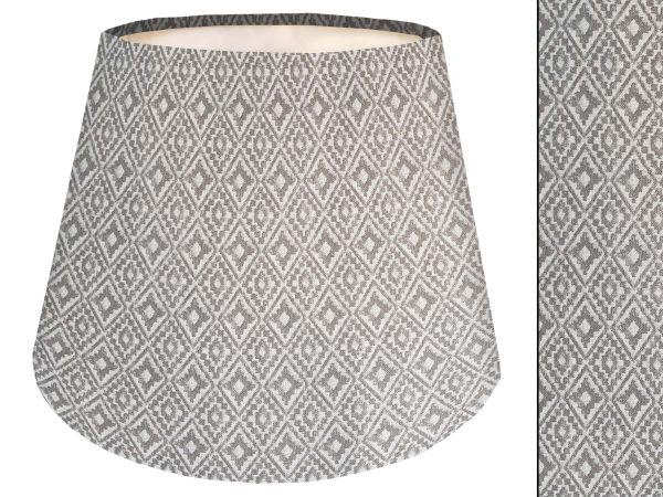 Navajo Grey Empire Lampshade, Modern Interior