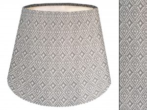 Navajo Grey Empire Lampshade, Modern Interior