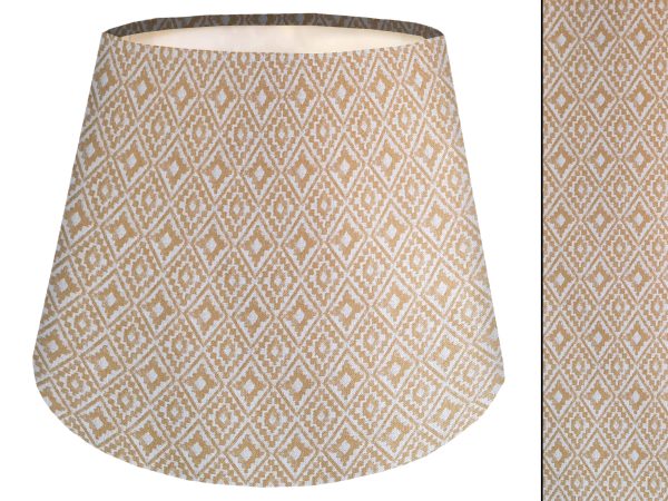 Navajo Yellow Empire Lampshade, Native American Inspired
