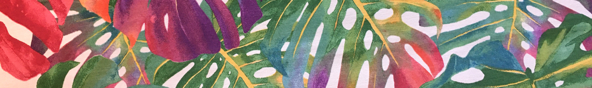 Banner 300 - Bright Palm Leaf