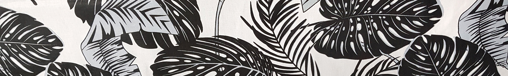 Banner 300 - Jungle Leaf (B&W)