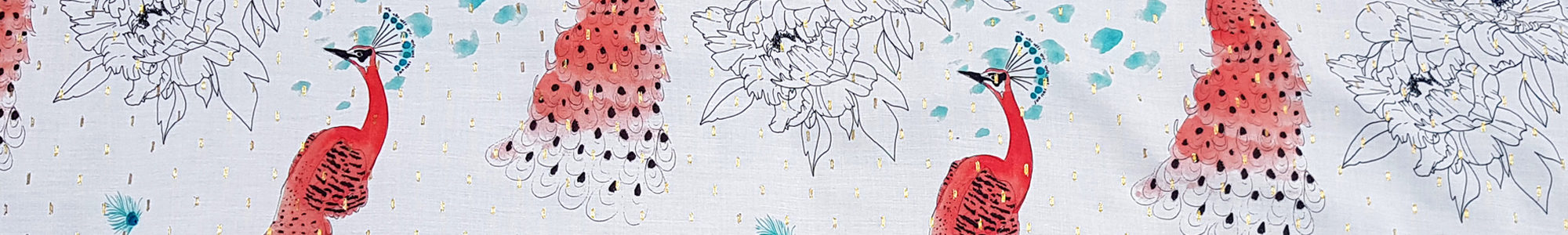 Banner 300 - Pink Peacock