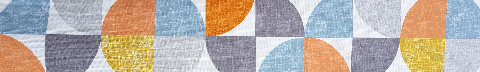 Banner 300 - Retro Orange Circles