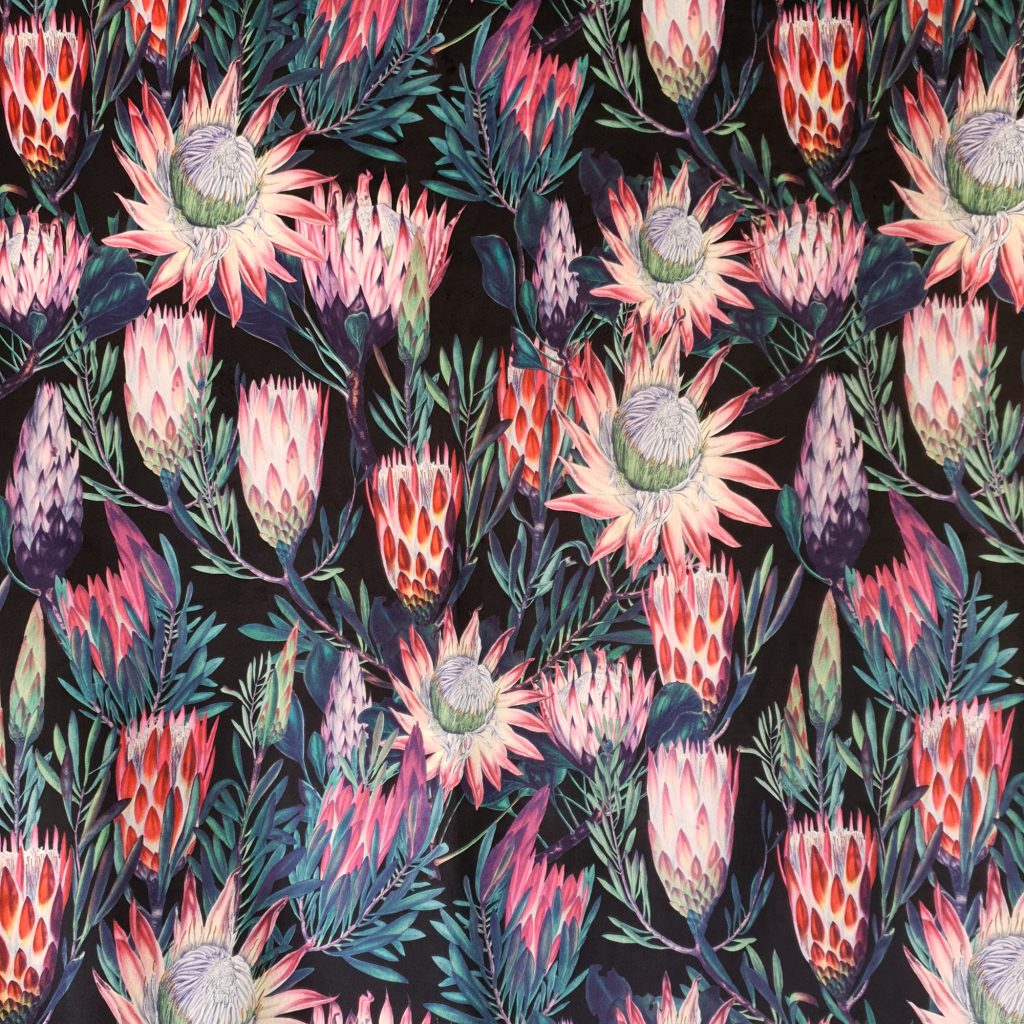2K Gallery - Spiky Flowers Black