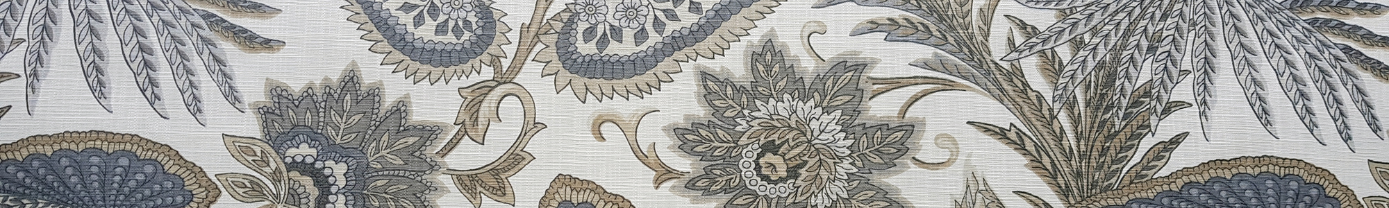 Banner 300 - Cream Paisley