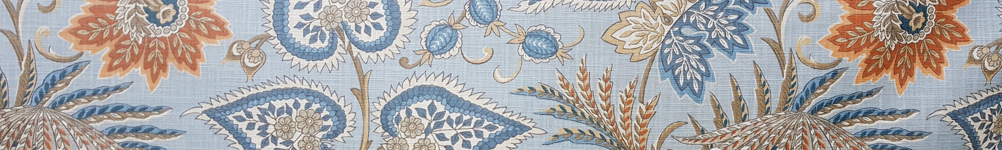 Banner 300 - Sky Blue Paisley