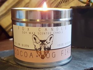 Candle - Cocoa + Log Fire 1
