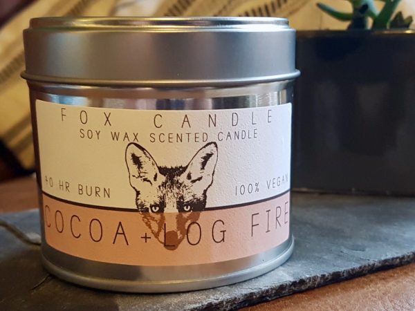 Candle - Cocoa + Log fire 2