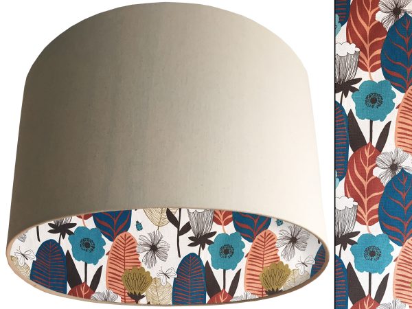 Autumn Leaf Lampshade Cream, Scandinavian Home Interior