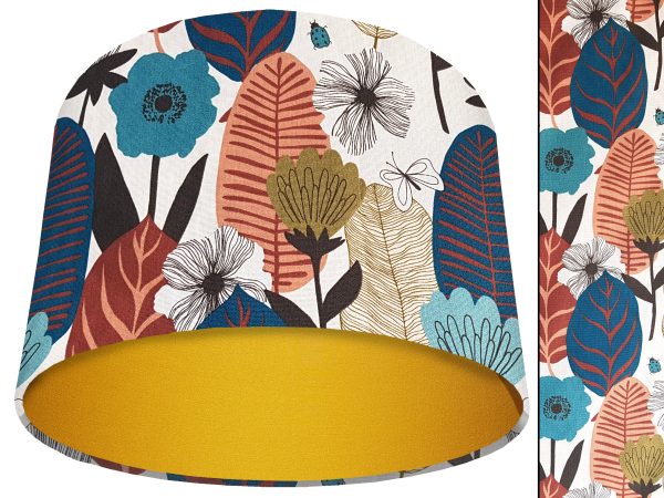 Autumn Leaf Light Shade Yellow, Modern Scandi Home Interior