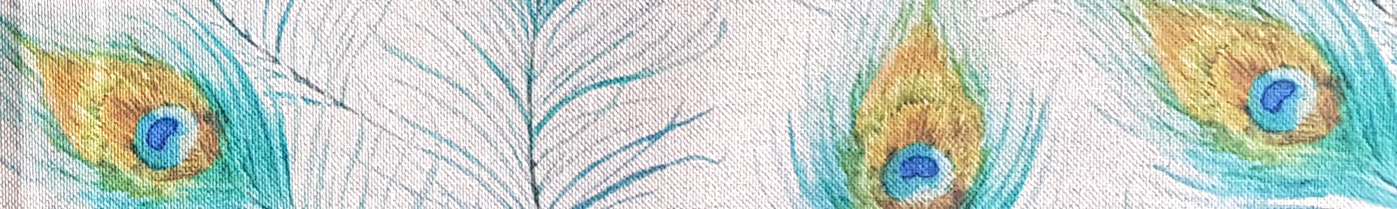 Banner 300 - Peacock Feather