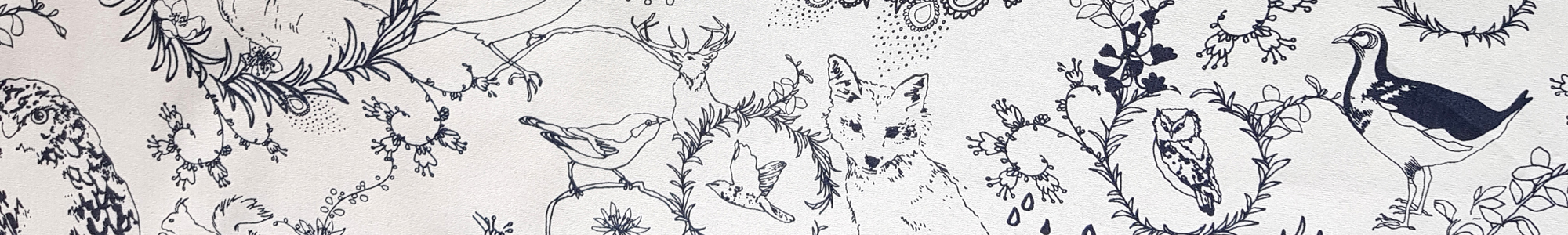 Banner 300 - Wildlife (B&W)