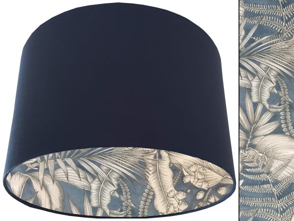 Blue Tropical Lampshade Blue, Home Interior Light Shade
