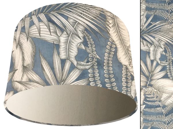 Blue Tropical Light Shade Cream, Stylish Modern Home Interior