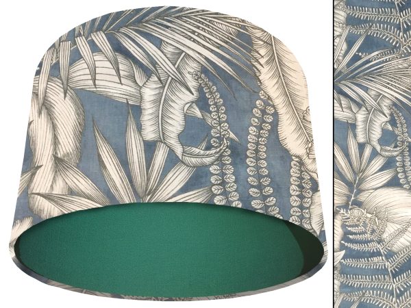 Blue Tropical Light Shade Green, Stylish Modern Home Interior
