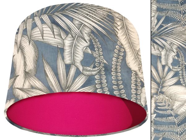 Blue Tropical Light Shade Pink, Stylish Modern Home Interior