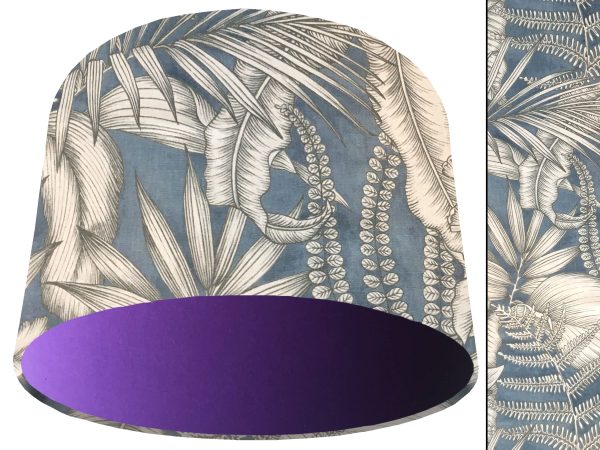 Blue Tropical Light Shade Purple, Stylish Modern Home Interior