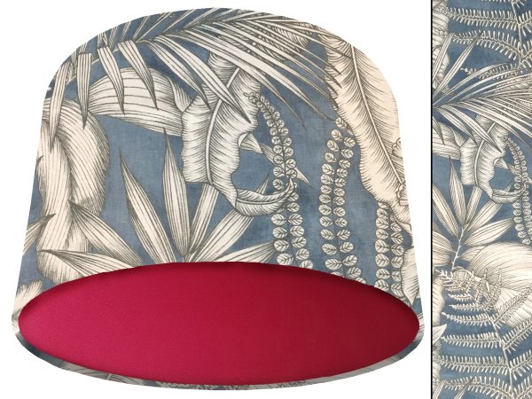 Blue Tropical Light Shade Red, Stylish Modern Home Interior