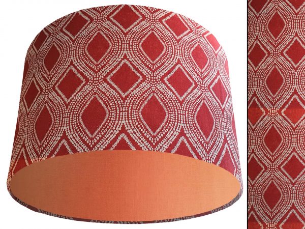 Boho Red Light Shade Orange, Bohemian Home Interior