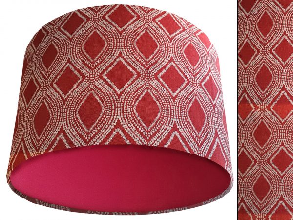 Boho Red Light Shade Red, Bohemian Home Interior