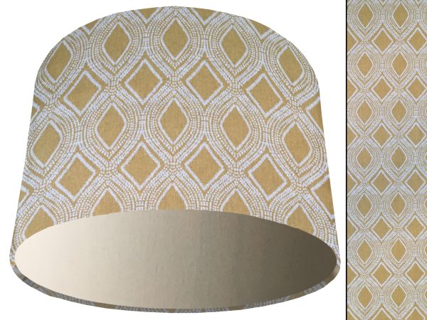 Boho Yellow Light Shade Cream, Bohemian Style Home Interior