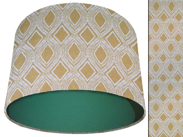 Boho Yellow Light Shade Green, Bohemian Style Home Interior