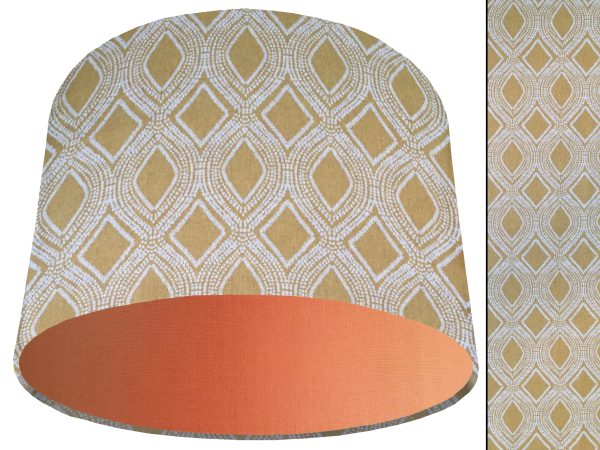 Boho Yellow Light Shade Orange, Bohemian Style Home Interior