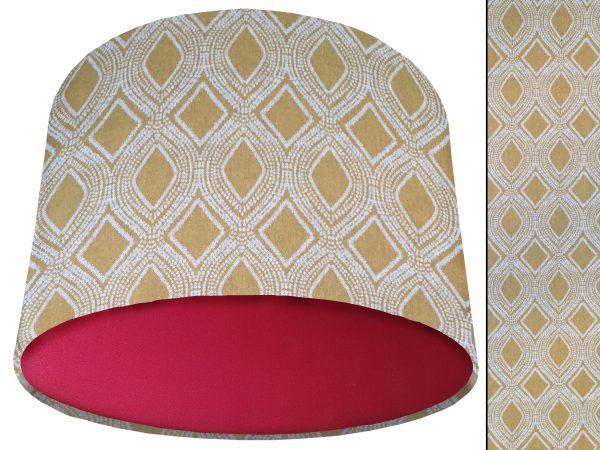 Boho Yellow Light Shade Red, Bohemian Style Home Interior