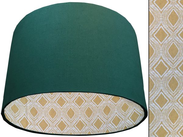 Boho Yellow Lampshade Green, Modern Bohemian Interior