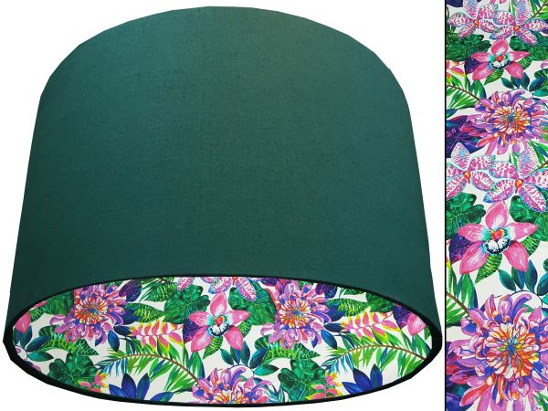 Bright Tropics Lampshade Green, Modern Tropical Home Light