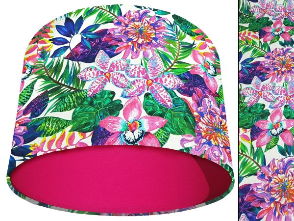 Bright Tropics Light Shade Pink, Bold Tropical Home Interior