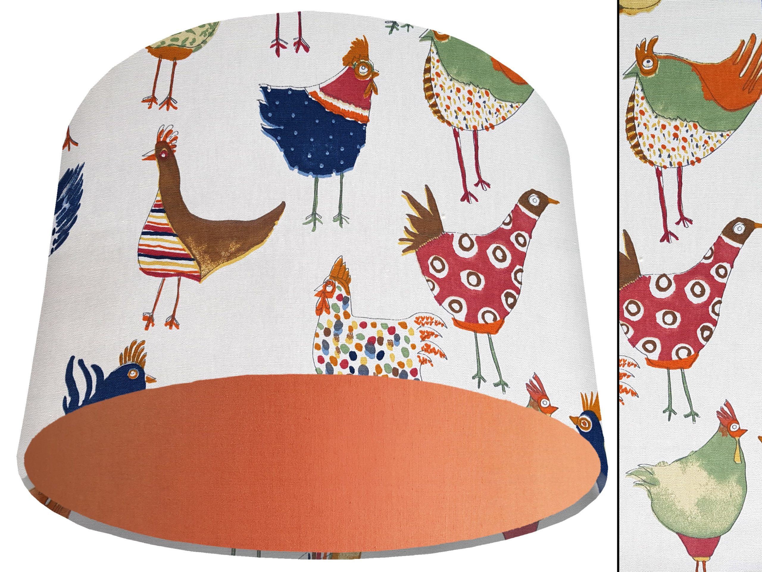 Funky Birds Light Shade Pink, Kid's Bedroom Lighting