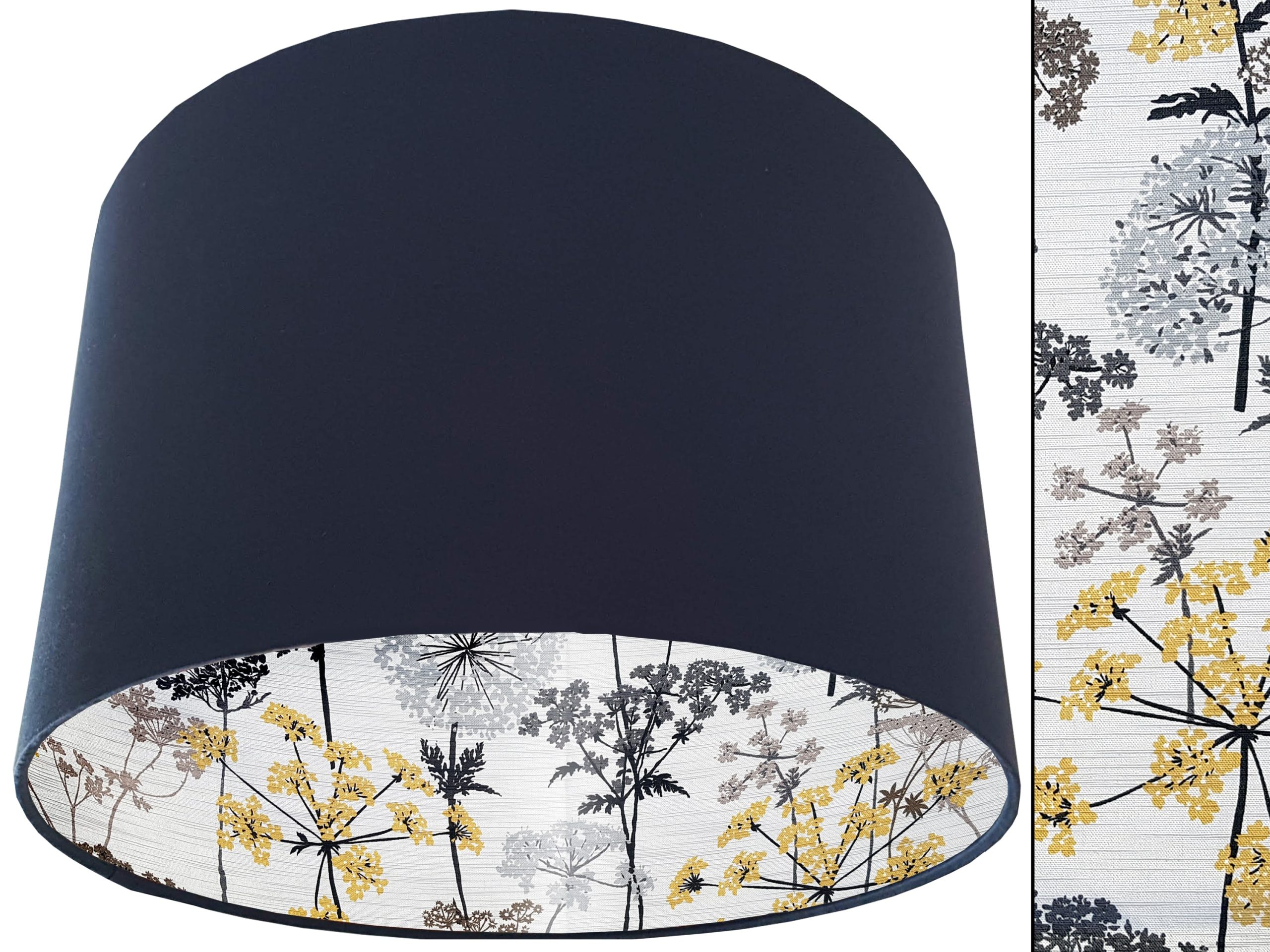 Cow Parsley Lampshade Blue, Classic Country Home Light