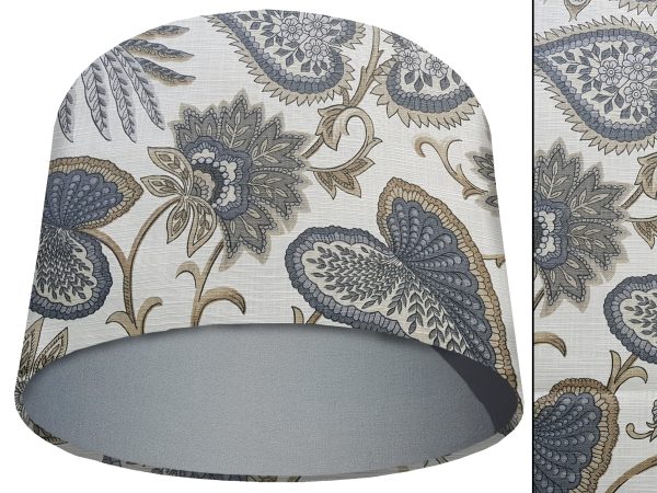 Paisley Cream Light Shade Light Grey, Modern Home Lighting
