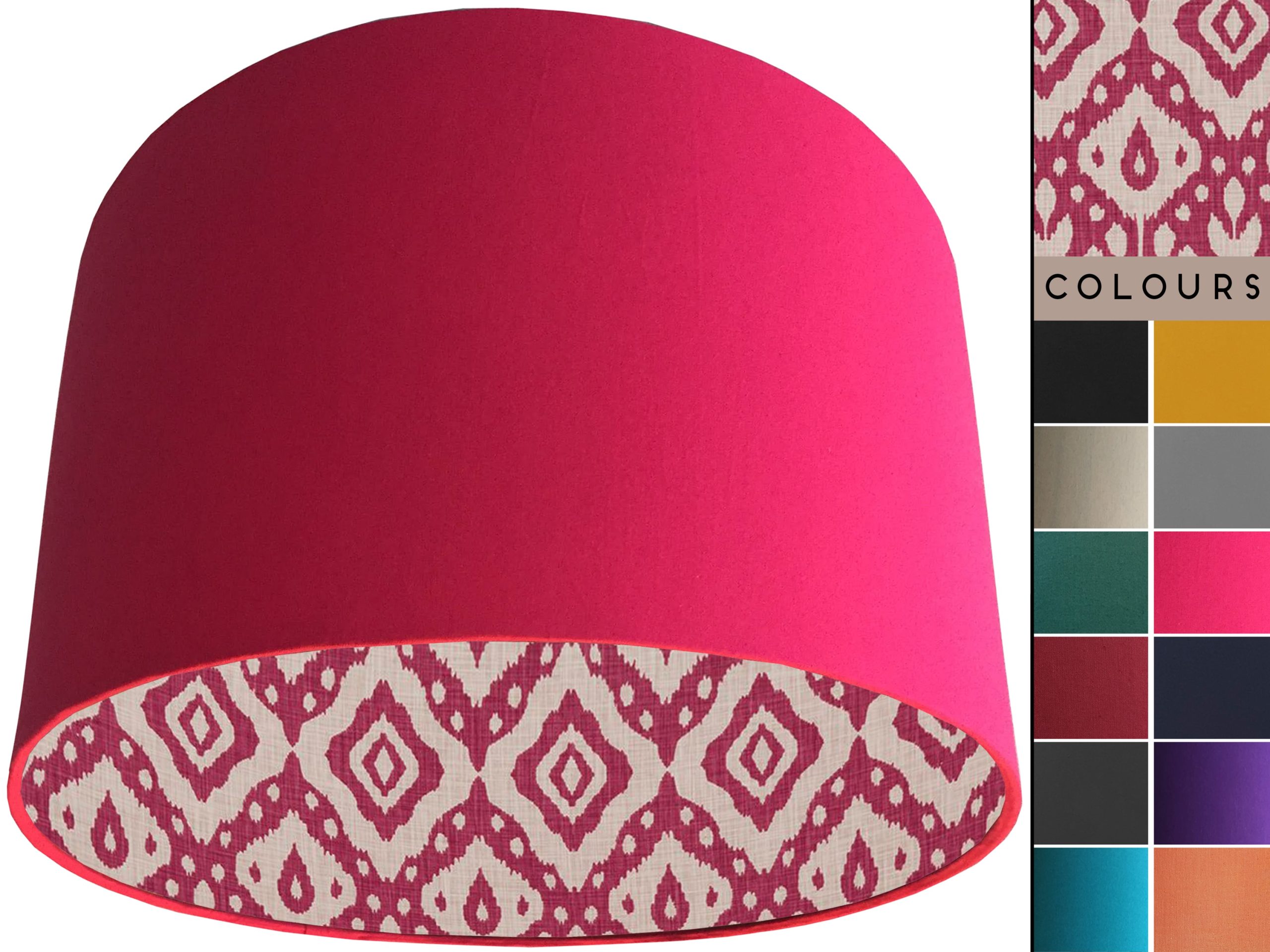 Marrakech Pink Lampshade Pink, Vibrant Home Interior