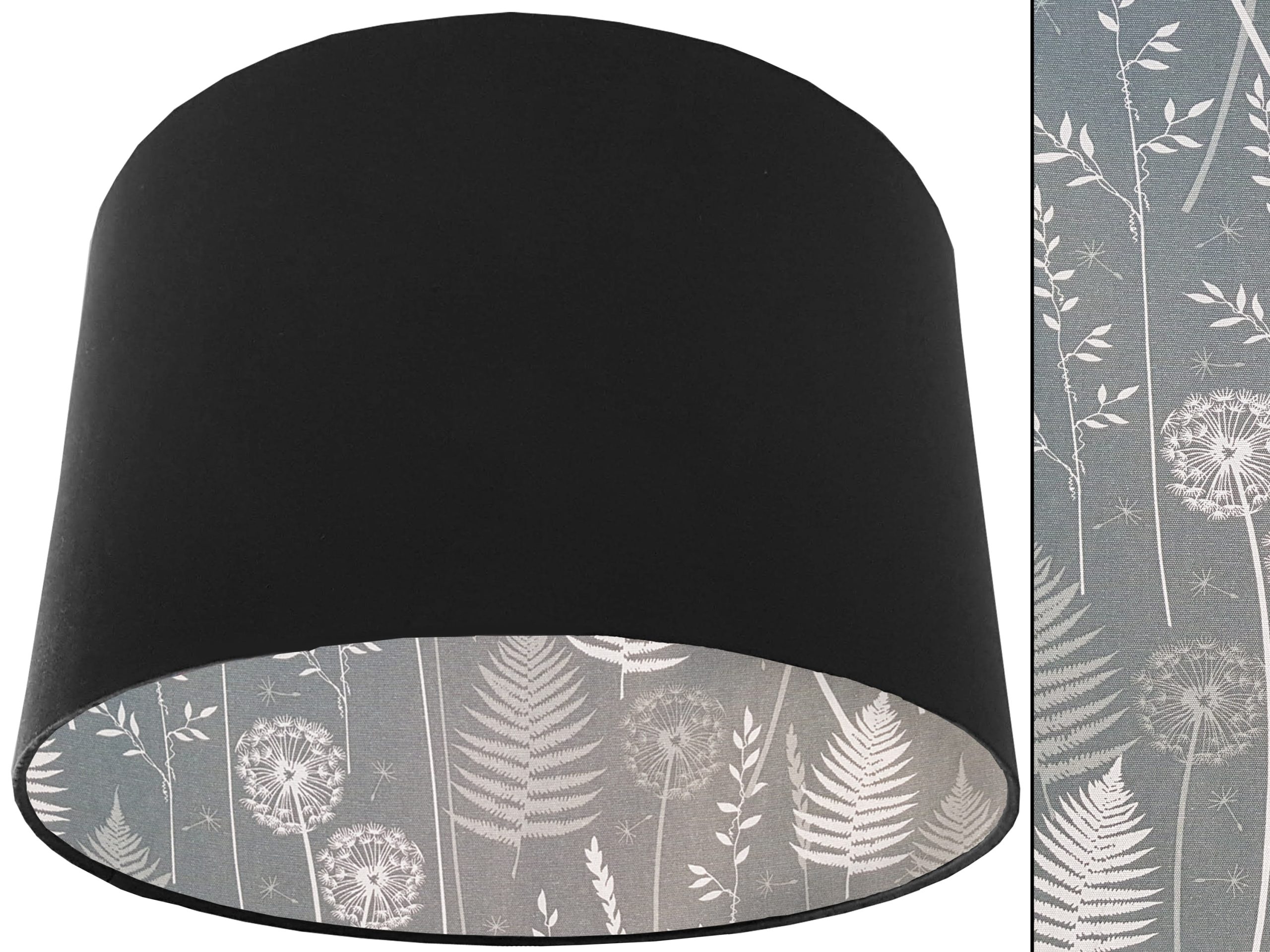Dark Moss Lampshade Black, Traditional Country Home Light