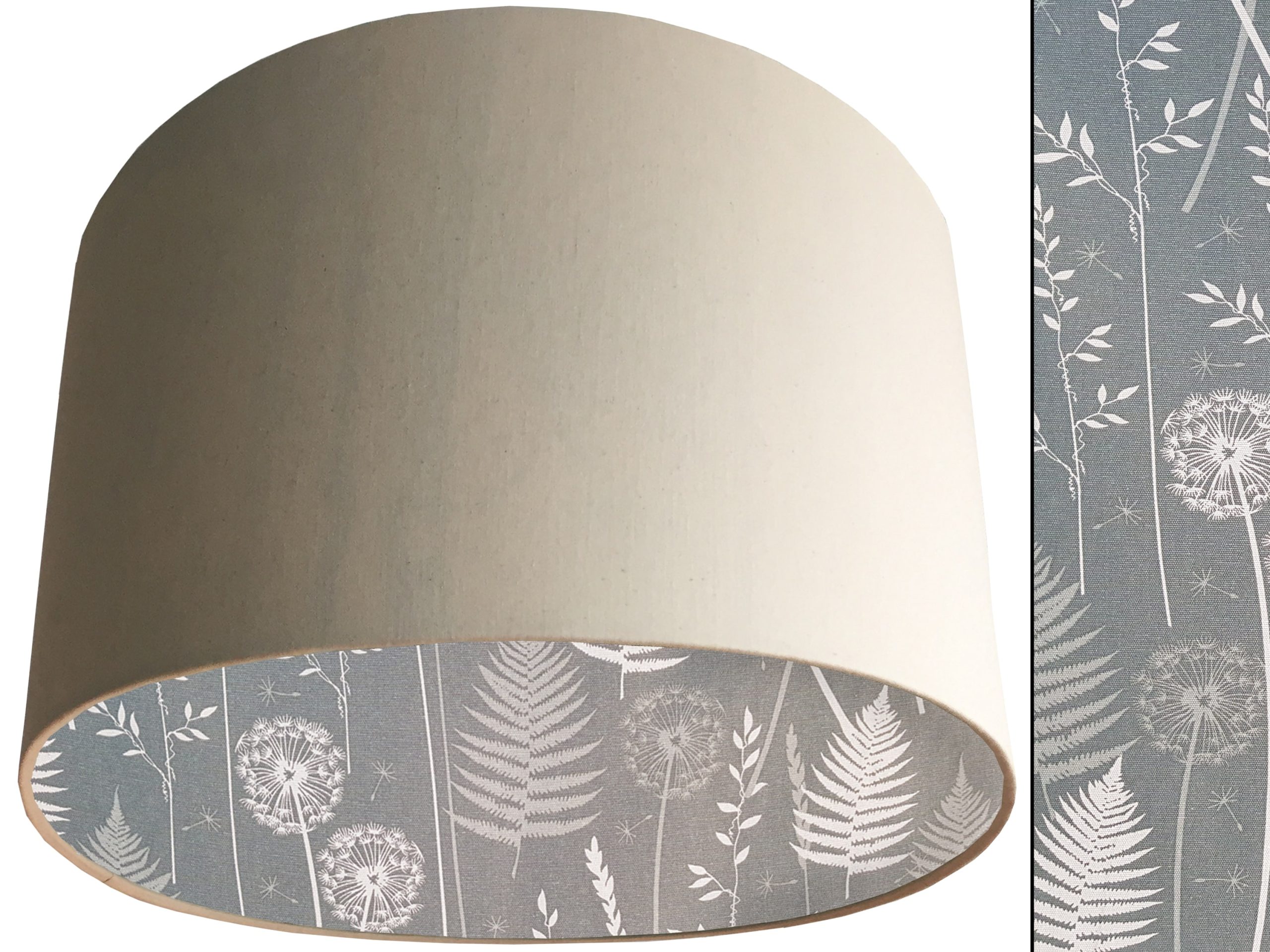 Dark Moss Lampshade Cream, Traditional Country Home Light