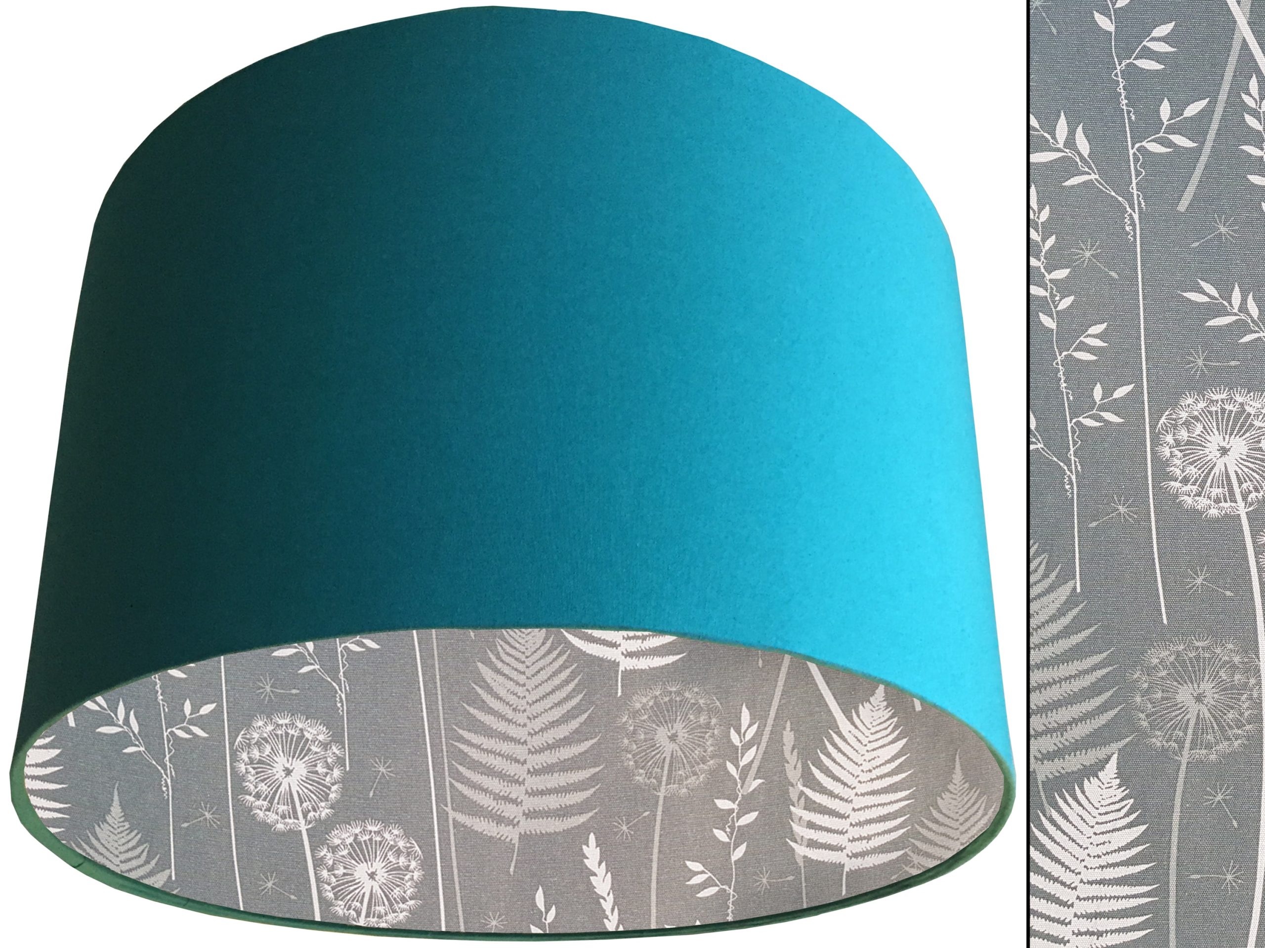 Dark Moss Lampshade Teal, Traditional Country Home Light