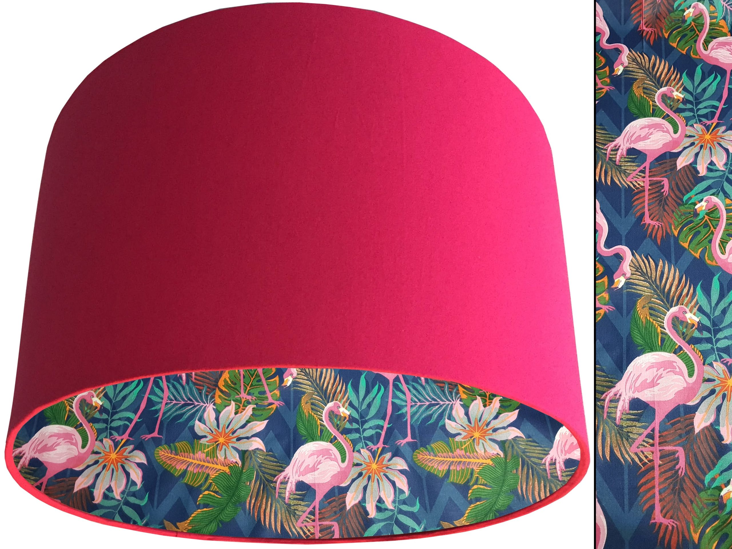 Flamingo Lampshade Pink, Vibrant Tropical Interior Light