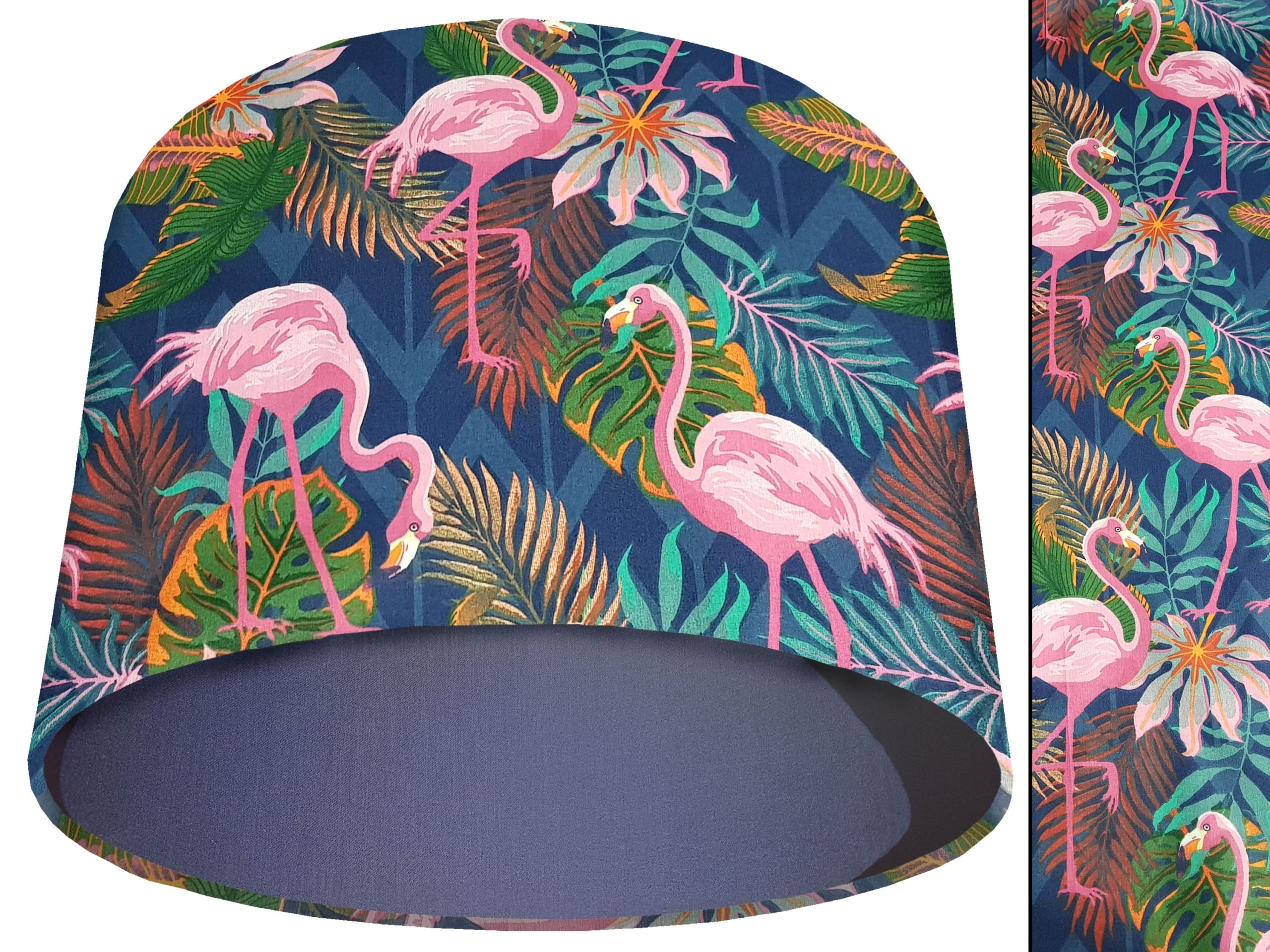 Flamingo Light Shade Blue, Vibrant Tropical Home Interior